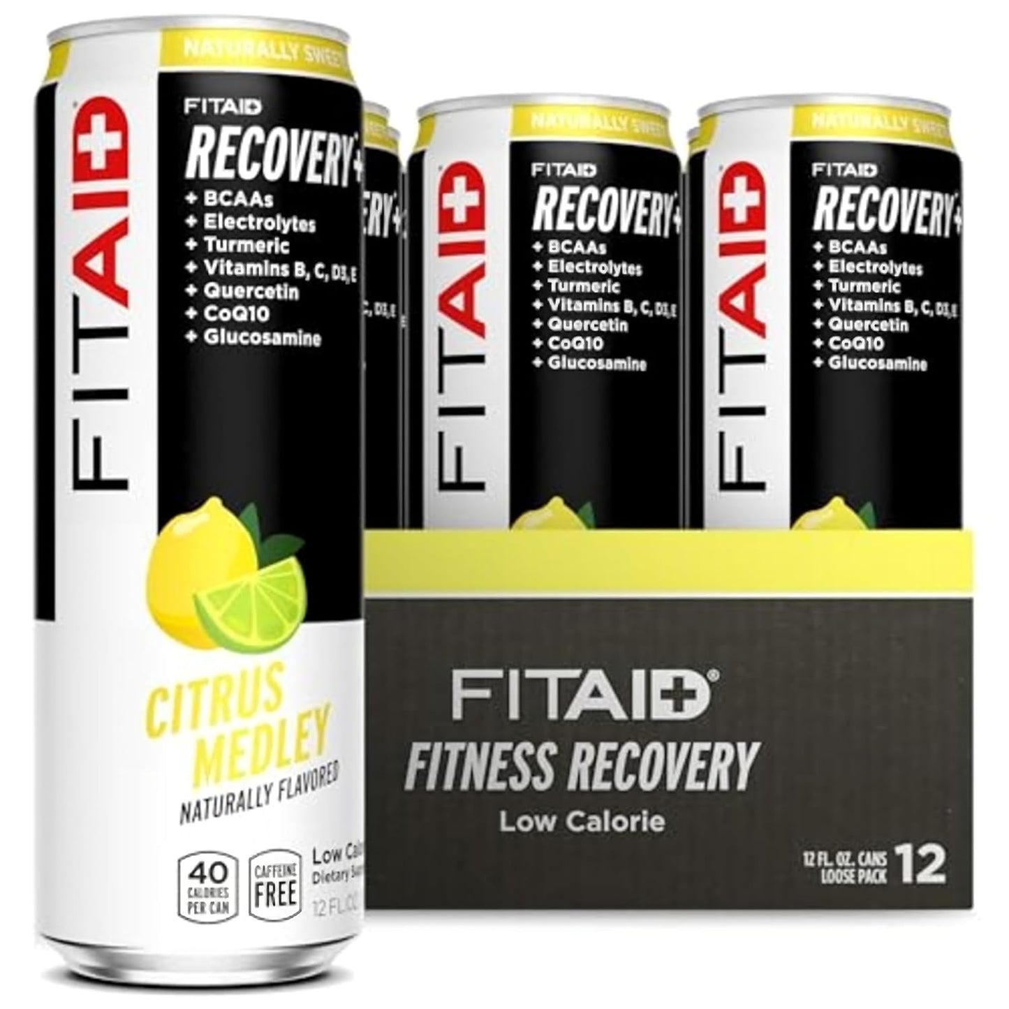 FITAID Citrus Medley Fitness Recovery 12-oz. cans (Pack of 12)