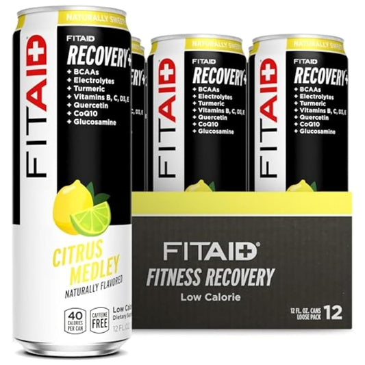 FITAID Citrus Medley Fitness Recovery 12-oz. cans (Pack of 12)