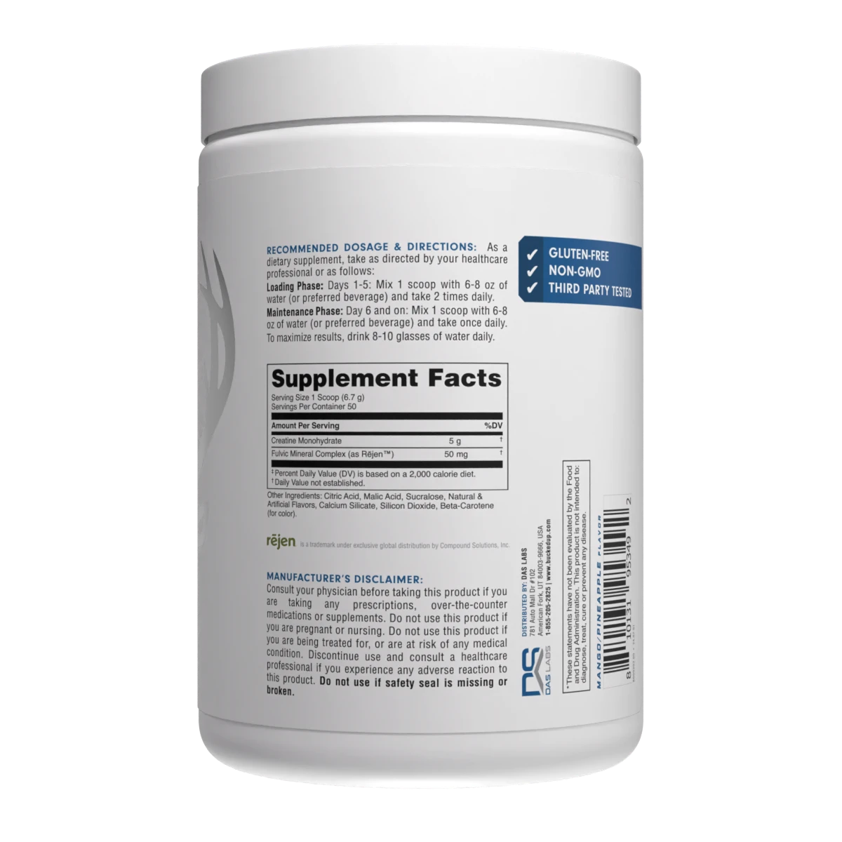 Bucked Up Creatine Monohydrates Pineapple Mango