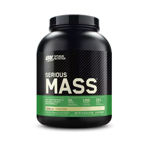 Optimum Nutrition- Serious MASS (Vanilla) 3Lbs