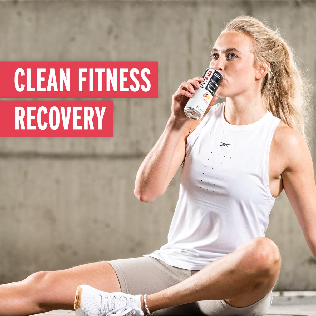 FITAID Strawberry Lemonade Fitness Recovery 12-oz. cans (Pack of 12)